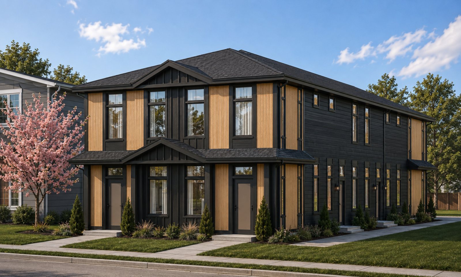 Architectural rendering of an upcoming Urbanz residential development